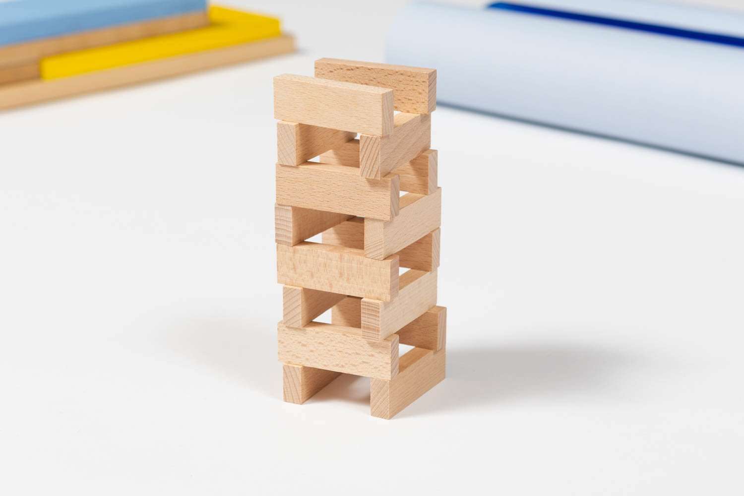 Torre di legno in kit giochi destrutturati - Giochi Montessori